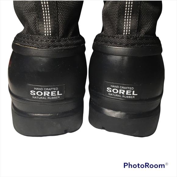 Sorel Youth Glacier XT Black Heavy Duty Winter Boots Big Kid Size 4 - Picture 3 of 13